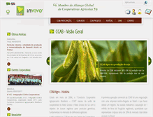Tablet Screenshot of ccab-agro.com.br